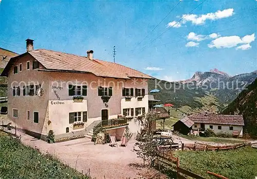 AK / Ansichtskarte Pufels Albergo Pension Gasthof Platz Dolomiten