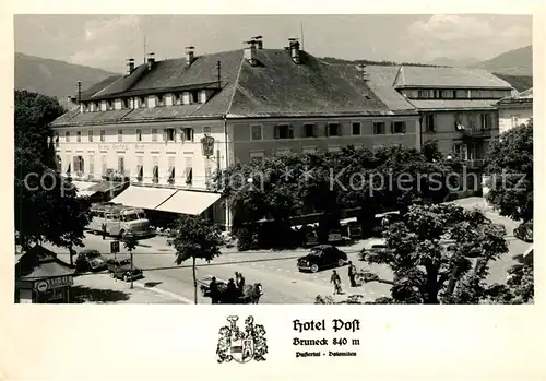 AK / Ansichtskarte Bruneck Hotel Post Kat. Pustertal
