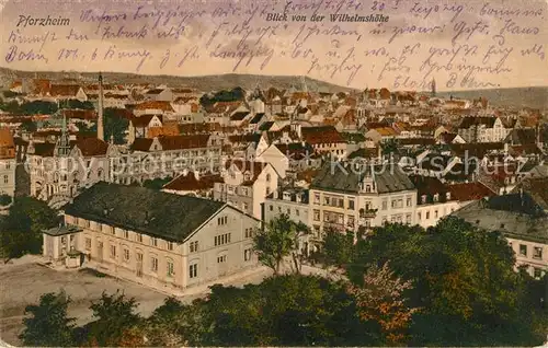 AK / Ansichtskarte Pforzheim Blick von der Wilhelmsh?he Kat. Pforzheim