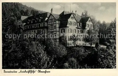 AK / Ansichtskarte Oberachern Sanatorium Friedrichshoehe Kat. Achern