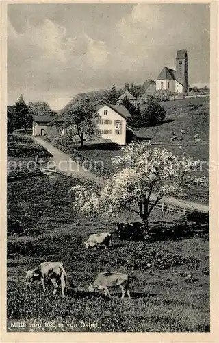 AK / Ansichtskarte Mittelberg Gaggenau Panorama Kirche Kat. Gaggenau