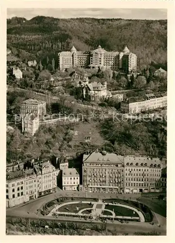 AK / Ansichtskarte Karlovy Vary Kurhotel Hotel Imperial Fliegeraufnahme Kat. Karlovy Vary Karlsbad