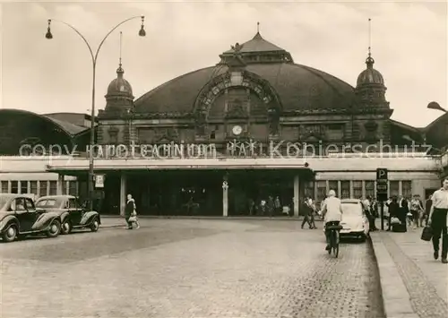 AK / Ansichtskarte Halle Saale Hauptbahnhof Kat. Halle