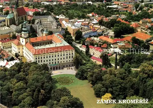 AK / Ansichtskarte Kromeriz Zamek Fliegeraufnahme Kat. Kremsier