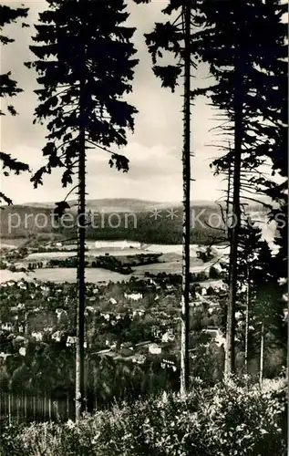 AK / Ansichtskarte Tabarz Landschaftspanorama mit FDGB Erholungsheim Theo Neubauer Kat. Tabarz Thueringer Wald