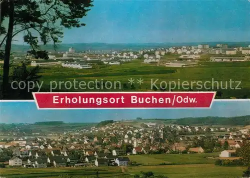 AK / Ansichtskarte Buchen Odenwald Gesamtansichten Erholungsort Kat. Buchen (Odenwald)