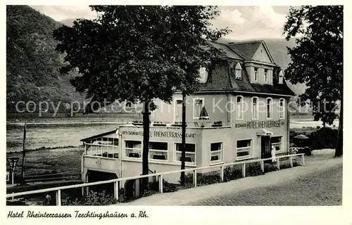 AK / Ansichtskarte Trechtingshausen Hotel Rheinterrassen Kat. Trechtingshausen