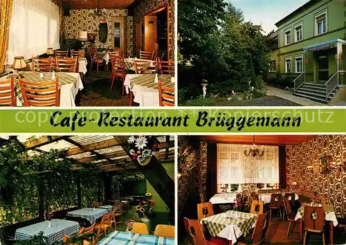 AK / Ansichtskarte Hemer Cafe Restaurant Brueggemann Gastraeume Kat. Hemer
