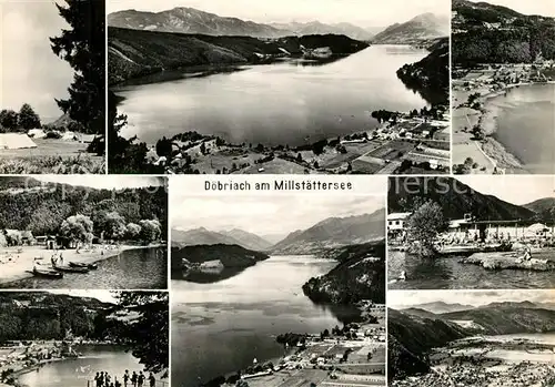 AK / Ansichtskarte Doebriach Millstaettersee Panorama Teilansichten