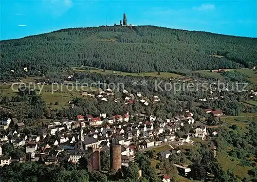 AK / Ansichtskarte Oberreifenberg mit grossem Feldberg im Naturpark Hochtaunus Fliegeraufnahme Kat. Schmitten