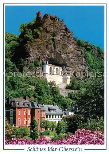 AK / Ansichtskarte Idar Oberstein Ansicht mit Felsenkirche Schmuckstadt Kat. Idar Oberstein