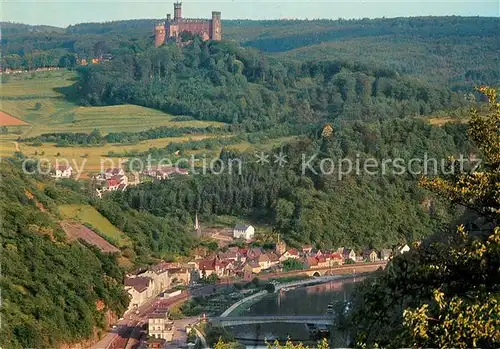 AK / Ansichtskarte Balduinstein Panorama Lahntal Blick zum Schloss Schaumburg Kat. Balduinstein
