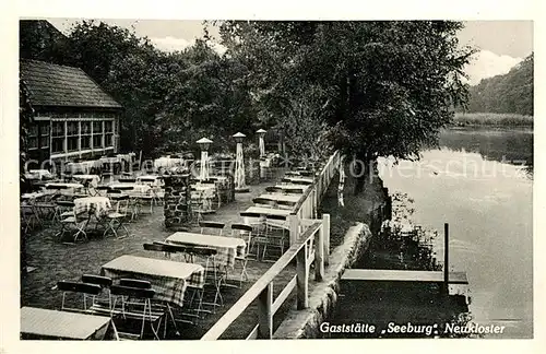 AK / Ansichtskarte Neukloster Niederelbe Gasthaus Seeburg Terrasse Kat. Buxtehude