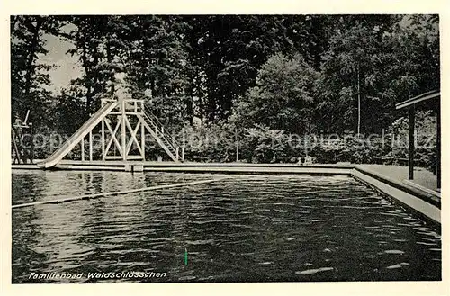 AK / Ansichtskarte Dobrock Familienbad Waldschloesschen Schwimmbad Kat. Wingst