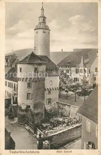 AK / Ansichtskarte Tauberbischofsheim Altes Schloss Kat. Tauberbischofsheim