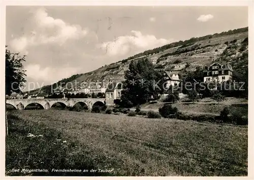 AK / Ansichtskarte Bad Mergentheim Fremdenheime an der Tauber Kat. Bad Mergentheim