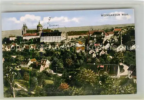 AK / Ansichtskarte Weingarten Wuerttemberg Kaserne Schloss