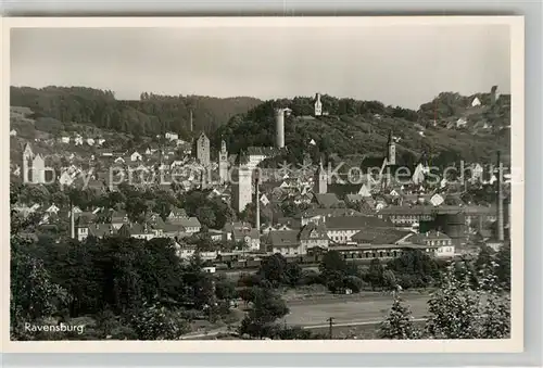 AK / Ansichtskarte Ravensburg Wuerttemberg Panorama Veitsburg Mehlsack Kat. Ravensburg