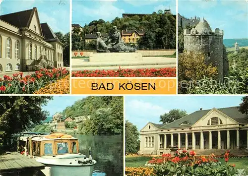 AK / Ansichtskarte Bad Koesen Badehaus Gradierwerk Rudelsburg Kat. Bad Koesen