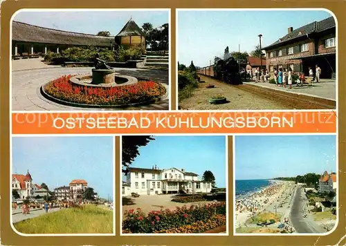 AK / Ansichtskarte Kuehlungsborn Ostseebad Bahnhof Molli Ostsee Hotel  Kat. Kuehlungsborn