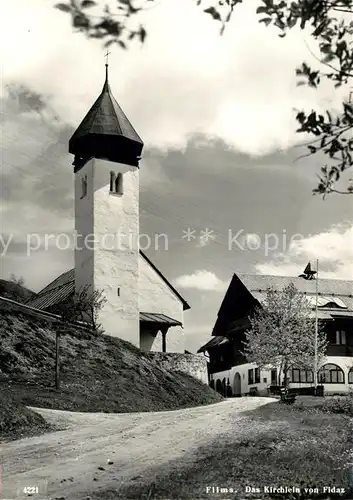 AK / Ansichtskarte Flims GR Kirche von Fidaz Kat. Flims Dorf
