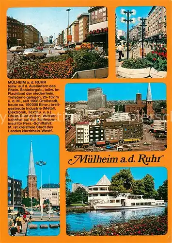 AK / Ansichtskarte Muelheim Ruhr Orts und Teilansichten Kat. Muelheim an der Ruhr