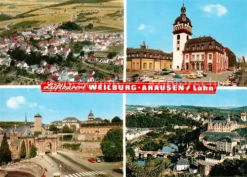 AK / Ansichtskarte Ahausen Fliegeraufnahme Rathaus Schloss Panorama Kat. Ahausen