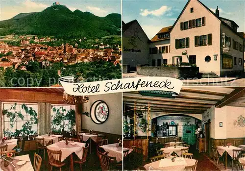 AK / Ansichtskarte Annweiler Trifels Hotel Scharfeneck Kat. Annweiler am Trifels