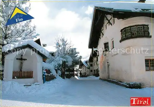 AK / Ansichtskarte Fiss Tirol Dorfmotiv im Winter Kat. Fiss
