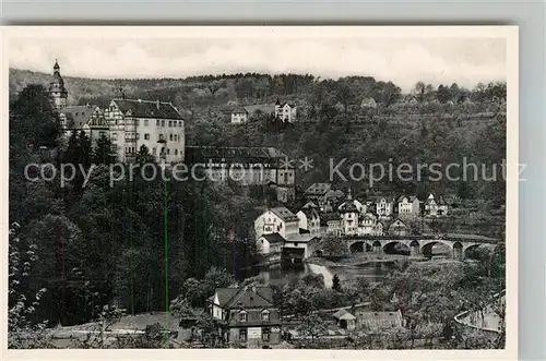 AK / Ansichtskarte Weilburg Panorama Schloss Lahnbruecke Kat. Weilburg Lahn