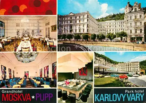 AK / Ansichtskarte Karlovy Vary Grandhotel Moskva Pupp Kat. Karlovy Vary Karlsbad