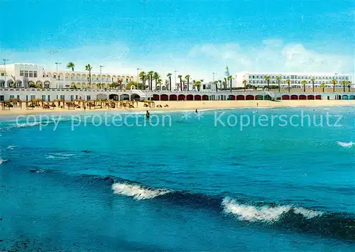 AK / Ansichtskarte Monastir Tunesie Les Hotels Esplanade et Ribat