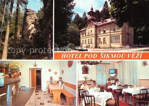 AK / Ansichtskarte Prachovske Skaly Hotel Pod Sikmou vezi Kat. Tschechische Republik
