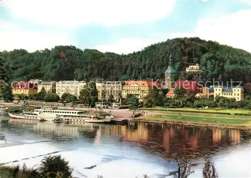 AK / Ansichtskarte Bad Schandau Elbepartie Kat. Bad Schandau