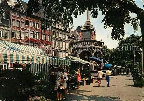 AK / Ansichtskarte Liege Luettich Marche aux fleurs avec le perron Blumenmarkt Kat. Luettich