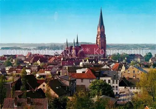 AK / Ansichtskarte Schleswig Schlei Blick auf den Dom und die Schlei Kat. Erfde