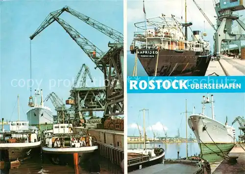 AK / Ansichtskarte Rostock Mecklenburg Vorpommern ueberseehafen Kat. Rostock