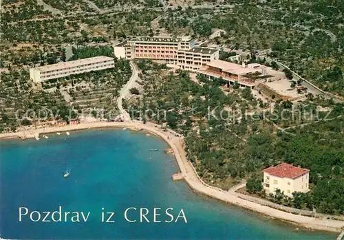AK / Ansichtskarte Cres Hotelanlage Fliegeraufnahme Kat. Hrvatska