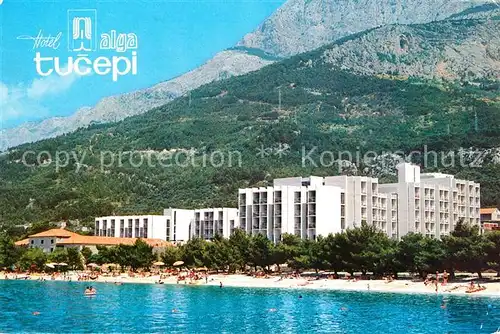 AK / Ansichtskarte Tucepi Hotel Alga Strand Berge Kat. Kroatien