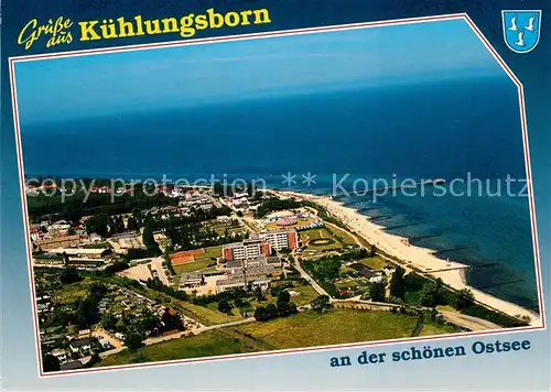 AK / Ansichtskarte Kuehlungsborn Ostseebad Fliegeraufnahme Kat. Kuehlungsborn