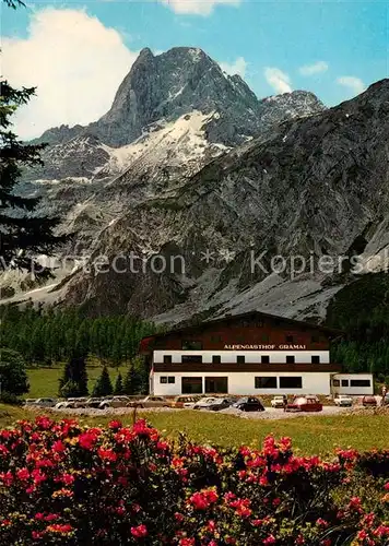 AK / Ansichtskarte Pertisau Achensee Alpengasthof Gramai gegen Lamsenspitze Karwendelgebirge Kat. Eben am Achensee