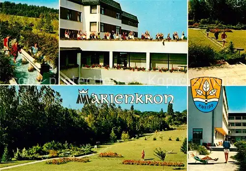 AK / Ansichtskarte Moenchhof Burgenland Marienkron Priorat der Zisterzienserinnen Park Wassertreten Kat. Moenchhof