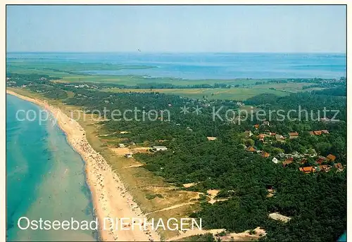 AK / Ansichtskarte Dierhagen Ostseebad Fliegeraufnahme Kat. Dierhagen Ostseebad