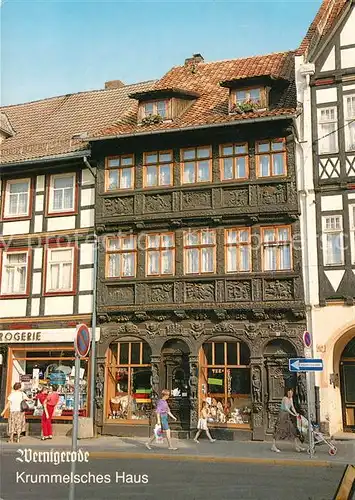 AK / Ansichtskarte Wernigerode Harz Krummelsches Haus Historisches Gebaeude Kat. Wernigerode