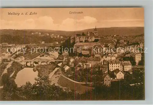 AK / Ansichtskarte Weilburg Panorama Schloss Kat. Weilburg Lahn