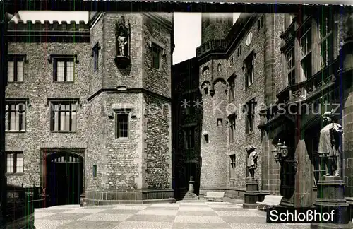 AK / Ansichtskarte Schaumburg Diez Schlosshof Kat. Diez