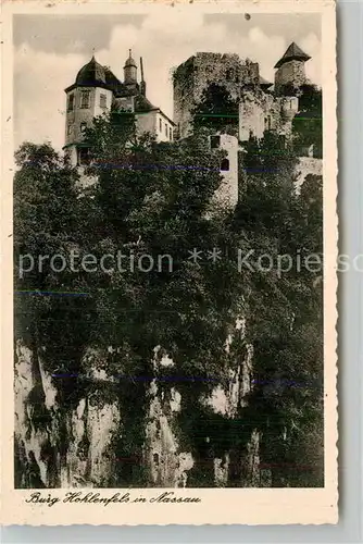 AK / Ansichtskarte Nassau Lahn Burg Hohenfels Kat. Nassau
