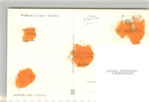 AK / Ansichtskarte Weilburg Schlosshof Kat. Weilburg Lahn