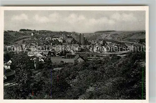 AK / Ansichtskarte Runkel Lahn Burg Panorama Kat. Runkel