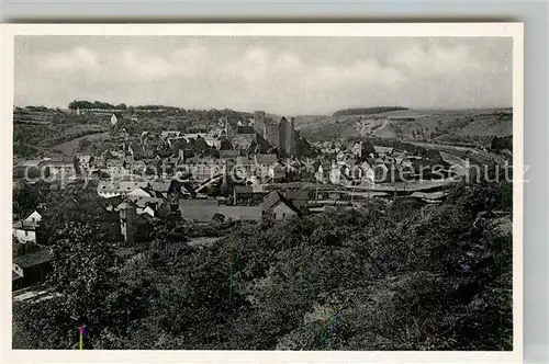 AK / Ansichtskarte Runkel Lahn Burg Panorama Kat. Runkel